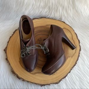 Frye leather Oxford booties LIKE NEW